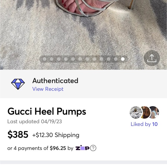 Gucci Silver Heels - Picture 11 of 11